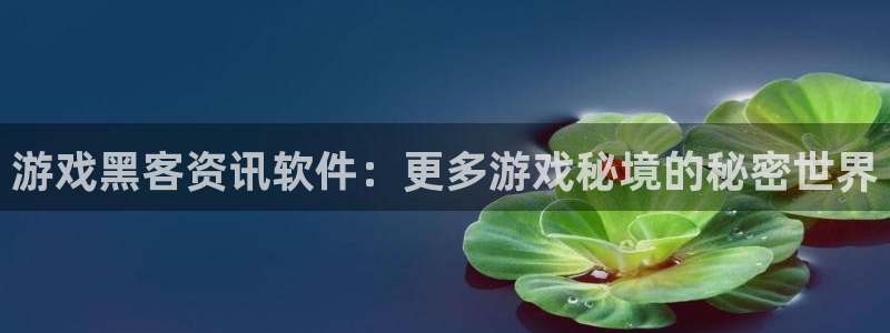 杜邦娱乐app下载：游戏黑客资讯软件：更多游戏秘境的秘密世界